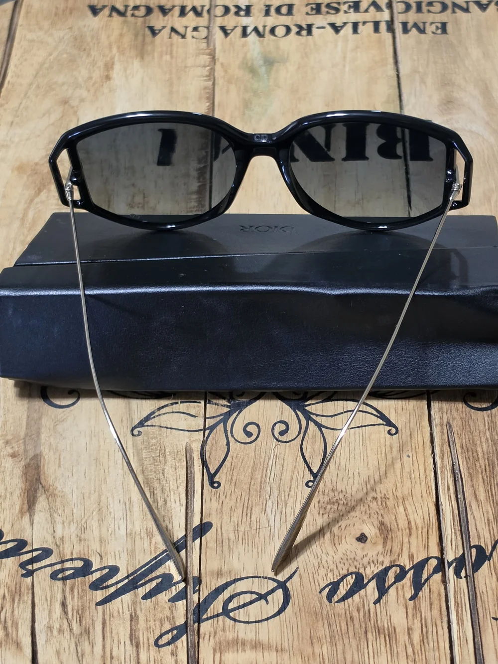 Dior Women’s Black Sunglasses - Classic Oval Frame